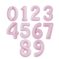 Шар фольгированный Цифра 40&quot;/102 см, зефир