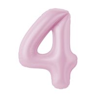 Шар фольгированный Цифра 40"/102 см, зефир - вид 1 миниатюра