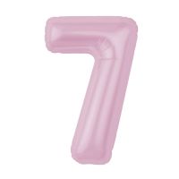 Шар фольгированный Цифра 40"/102 см, зефир - вид 4 миниатюра