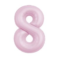 Шар фольгированный Цифра 40"/102 см, зефир - вид 5 миниатюра