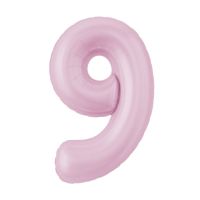 Шар фольгированный Цифра 40"/102 см, зефир - вид 6 миниатюра