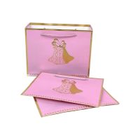 Сумка бумажная горизонтальная 17 х 23 х 10 см, Новогодний дизайн, 12 шт, FA39-46 - вид 3 миниатюра