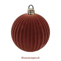 Елочный шар Бархат d25 см, FA48-5 - вид 1 миниатюра