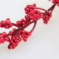 Ветка искусственная Бузина, 87 см, красный, W35-29 - вид 1 миниатюра