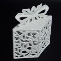 Игрушка новогодняя декоративная, h14 х 13 см, пластик, W34-11 - вид 1 миниатюра