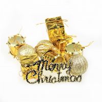 Игрушка новогодняя декоративная Merry Christmas, набор микс, 9 шт, W34-13 - вид 2 миниатюра