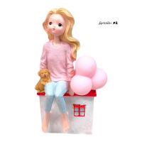 Фигурка с подсветкой Девочка h21 см, полистоун, FA34-13 - вид 3 миниатюра