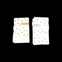 Пакет-мешочек с атласной лентой Горох h15(23) х 15 см, 50 шт, полиэтилен, FA39-6