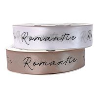 Лента атласная ROMANTIC, 2.5 см х 33 ярдов, FA27-12 - вид 1 миниатюра