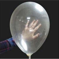 Надувные шары Кристалл экстра 14", 50 шт, Clear - вид 1 миниатюра