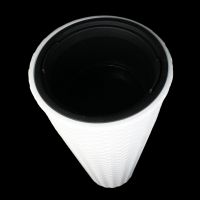 Кашпо для цветов MATUBA SLIM с технологическим горшком, d40 x h78 см, 18 л, белый, DPMT400-S449 - вид 1 миниатюра