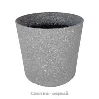 Кашпо пластиковое Эффект камня d33 х h31 см, FA50-1 - вид 1 миниатюра