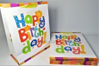 Сумка бумажная 23 х 18 х 10 см, Happy Birthday - вид 3 миниатюра