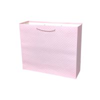 Сумка бумажная горизонтальная с тиснением 32 х 38 х 12 см, Однотонный микс, 12 шт, FA55-75 - вид 6 миниатюра