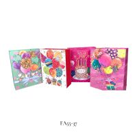 Сумка бумажная 53 х 41 х 15 см, Праздник, 12 шт, FA55-37