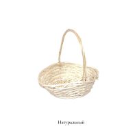 Корзина круглая d35 х h13(42) см, натуральный, БМ - вид 1 миниатюра