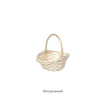 Корзина круглая d25 х h10(32) см, натуральный, БМ - вид 1 миниатюра