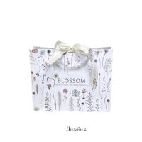 Сумка бумажная горизонтальная 26 х 32 х 11 см, Ботаника, 12 шт, FA55-6 - вид 2 миниатюра