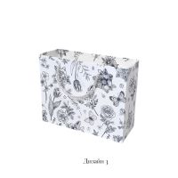 Сумка бумажная горизонтальная 20 х 25 х 10 см, Ботаника, 12 шт, FA55-5 - вид 7 миниатюра