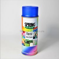 Краска спрей Spring, 400 мл, синий неон - вид 1 миниатюра