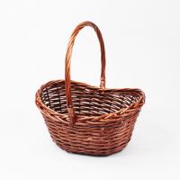 Корзина 16,5 х 21 х 31 см, №1, овальная, коричневый, W69-1 - вид 1 миниатюра
