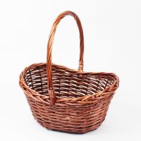 Корзина 21 х 44 х 54 см, №4, овальная, коричневый, W69-1 - вид 1 миниатюра