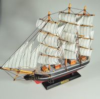 Корабль с парусами, h37 см х 44 см, W96-19 - вид 1 миниатюра