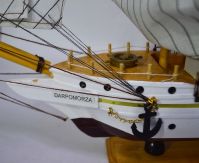 Корабль с парусами h46 см х 60 см, W96-24 - вид 7 миниатюра