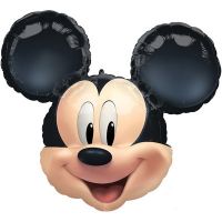 Шар фольгированный ФИГУРА Микки/Минни Маус Голова, 63 см х 55 см - вид 1 миниатюра