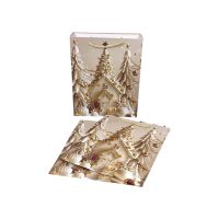 Сумка бумажная 42 х 30 х 12 см, Новогодний дизайн, 12 шт, FA39-52 - вид 3 миниатюра