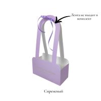 Коробка прямоугольная складная с высокой ручкой h11(34) х 19 х 9 см, 10 шт, FA54-33 - вид 1 миниатюра