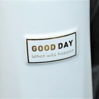Ваза керамическая Good day, h28 х d9,5 см, белый, Z2-29 - вид 1 миниатюра