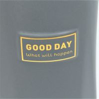 Ваза керамическая Good day, h28 х d9,5 см, серый, Z2-29 - вид 1 миниатюра