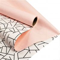 Пленка матовая двухсторонняя Origami, 50 см х 10 м, розовый - вид 1 миниатюра