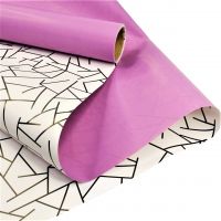 Пленка матовая двухсторонняя Origami, 50 см х 10 м, сиреневый - вид 1 миниатюра