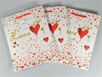 Сумка бумажная 23 х 18 х 8 см, Love, W72-14 - вид 1 миниатюра