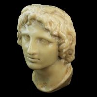 Фигура Бюст Александра Македонского, h34 см, полистоун, W26-22 - вид 1 миниатюра