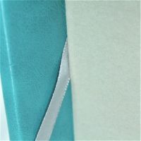 Коробка-органайзер с откидной крышкой, 31 х 22 х 17 см, экокожа, бирюзовый, Z8-5 - вид 4 миниатюра