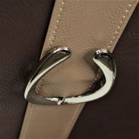 Коробка-органайзер с крышкой, 33,5 х 24 х 22,5 см, экокожа, шоколад, Z8-6 - вид 1 миниатюра