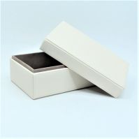Коробка-органайзер с крышкой, 31 х 20,5 х 14 см, экокожа, молочный, Z8-12А - вид 7 миниатюра
