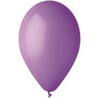 Надувные шары пастель 14", 50 шт, Lavender - вид 1 миниатюра