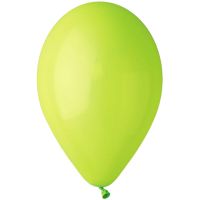 Надувные шары пастель 14", 50 шт, Light Green - вид 1 миниатюра