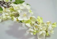 Яблоня ветка искусственная 95 см, белый, W108-4 - вид 1 миниатюра