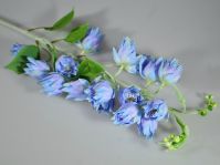 Серрюрия искусственная 85 см, голубой, W108-3 - вид 1 миниатюра