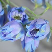 Серрюрия искусственная 85 см, голубой, W108-3 - вид 3 миниатюра