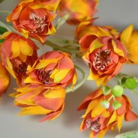 Серрюрия искусственная 85 см, оранжевый, W108-3 - вид 1 миниатюра
