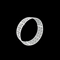 Металлическая основа Кольцо ажурное №5, d80 см, М84-18 - вид 3 миниатюра