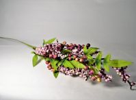 Ветка с ягодами искусственная, h44 см - вид 2 миниатюра