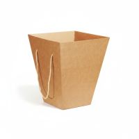 Коробка для букета 18 х 34 х 53 см, 10 шт, крафт - вид 1 миниатюра