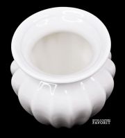 Ваза керамическая Классика, h14,5 х d12 см, белый, Z2-11 - вид 1 миниатюра